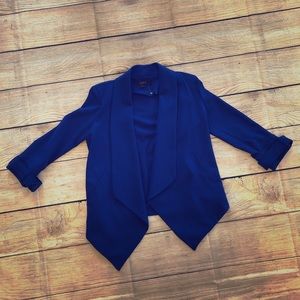 Bright blue blazer
